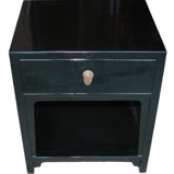 Black Bedside Table