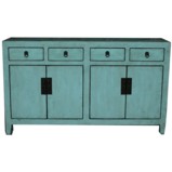 Green Four Door Four Draw Sideboard/Buffet