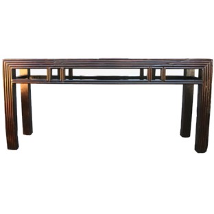 Brown Ming Style Console Table
