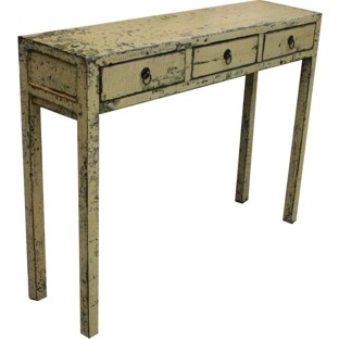 Hampton Dove Dappled Beige Console Table