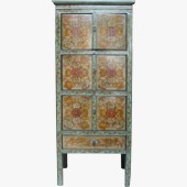Original Painted Tibetan Cabinet