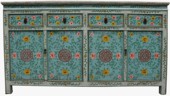 Original Painted Tibetan Sideboard/Cabinet