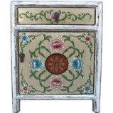 Tibetan Painted Bedside Table