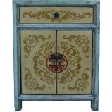 Tibetan Painted Bedside Table