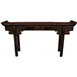 Original Carved Altar Console Table