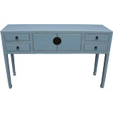 Chinese Light Blue Console Table