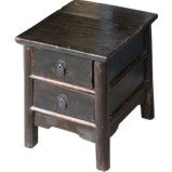 Small Stool with Drawers / Side Table