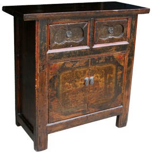 Original Painted Chinese Cabinet