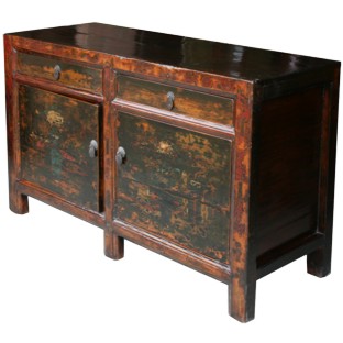 Original Distressed Painted Sideboard