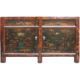 Original Distressed Painted Sideboard