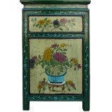 Tibetan Painted Bedside Table