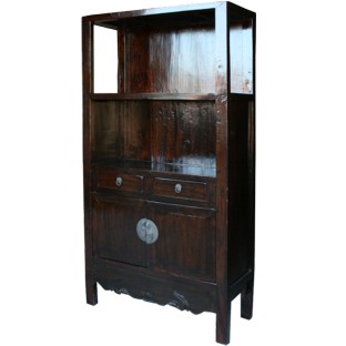 Original Dark Brown Display Cabinet/Book Case