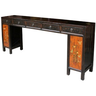 Original manchurian Four-Drawer Painted Long Table