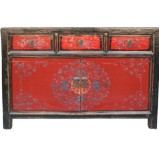 Mongolian Painted Sideboard