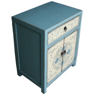 Tibetan Painted Bedside Table