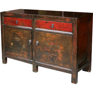 Original Distressed Painted Sideboard