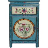Tibetan Painted Bedside Table