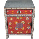 Tibetan Painted Bedside Table