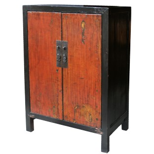 Chinese Antique Red Cabinet