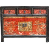 Original Mongolian Painted Sideboard