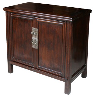 Original Dark Brown Chinese Cabinet
