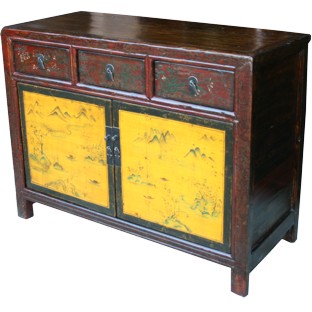 Mongolian Painted Sideboard