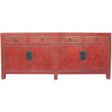 Original Red Patina Sideboard