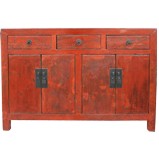 Original Red Patina Sideboard