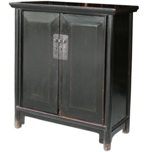 Original Old Black Chinese Cabinet