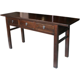 Original Natural Elm Wide Console Table