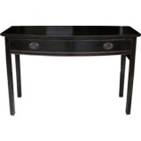 Original Black Wood Curve Desk