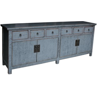 Hampton Dove Grey Super Long Sideboard