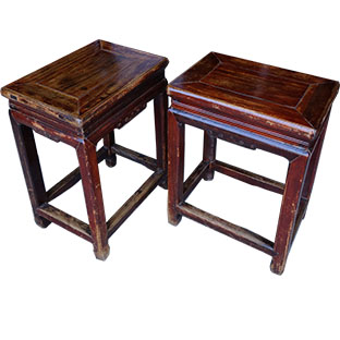 Antique Chinese Farmer Stool/ Side Table 