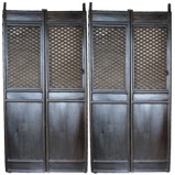 Set of 4 Original Chinese Door Panels w/Patterns