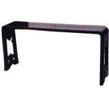 Brown Lacquer Hallway Table