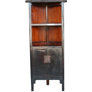 Original Black Corner Shelf Cabinet
