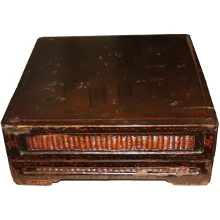 Antique Rectangular Wood Decor Box