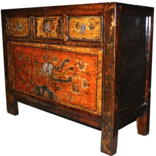 Three Drawer Painted Cabinet