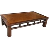 Brown Day Bed/Coffee Table