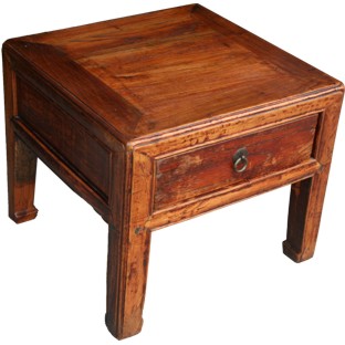 Small Stool with Single Drawer