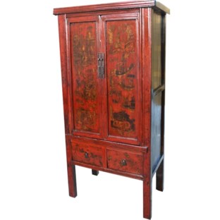 Shanxi Painted Medium Cabinet