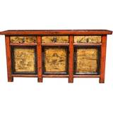 Three-Door Three-Drawer Painted Sideboard