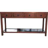Four-Drawer Scholar Desk Table