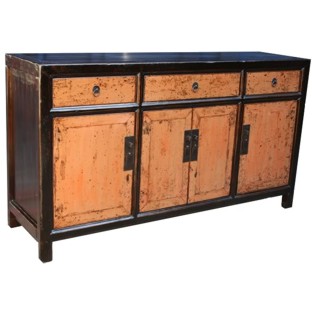 Original Four-Door Three Drawer Sideboard