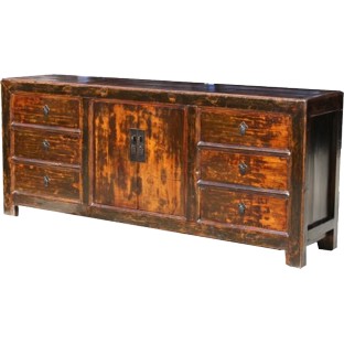 Original Two Door Six Draw Sideboard