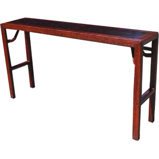 Original Reddish Brown Hall Table