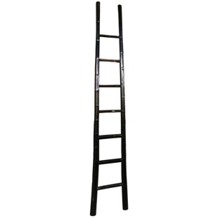 Black Lacquer Bamboo Ladder