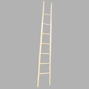 White Lacquer Bamboo Ladder