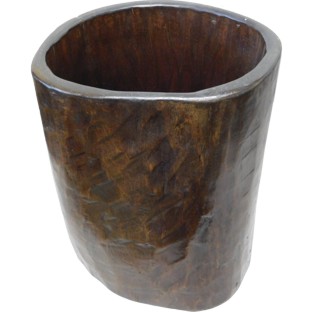 Tree Trunk Chinese Painting Scroll Holder