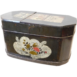 Chinese Large Painted Storage Wood Box